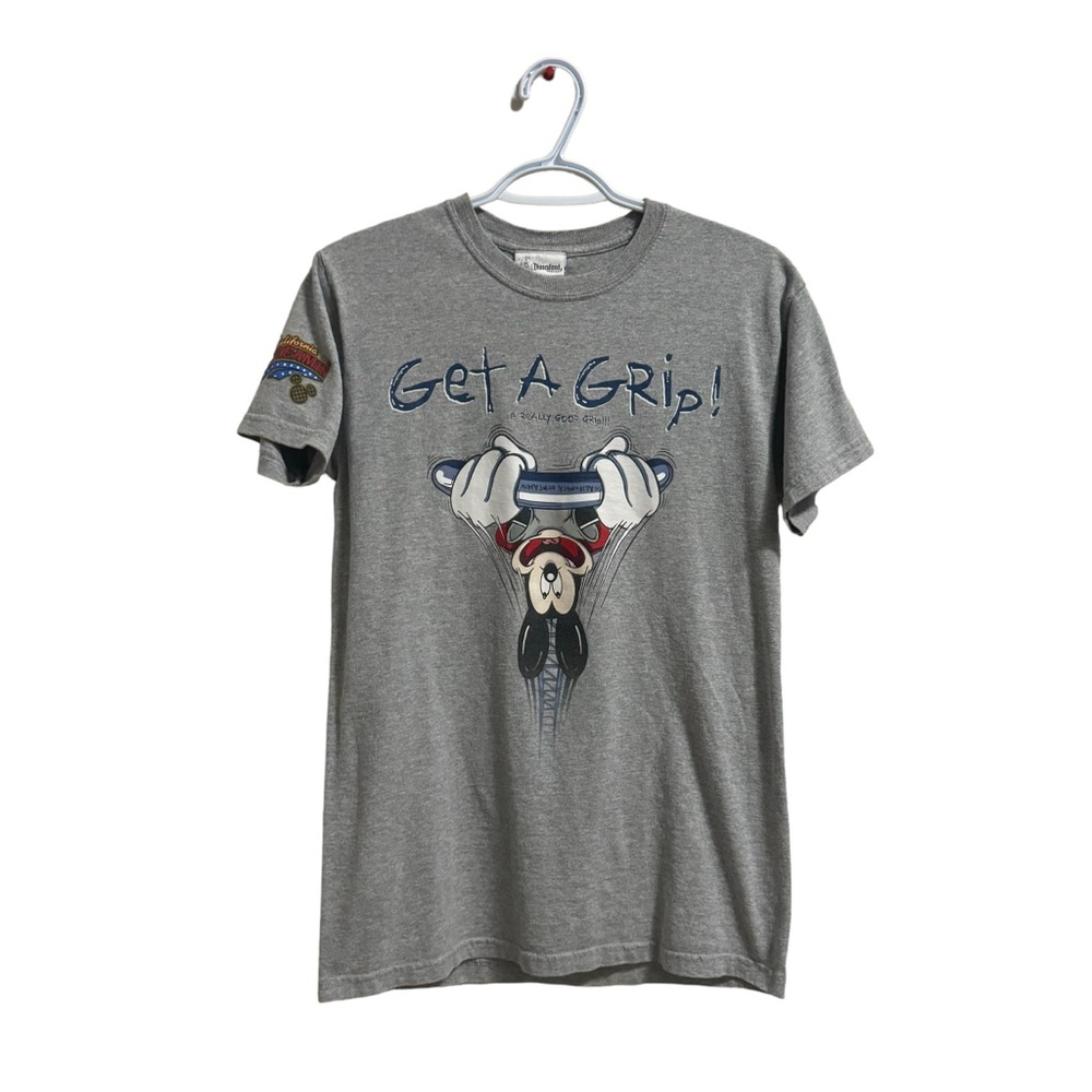 Vintage Disneyland California Screamin’ Get A Grip Mickey Mouse Graphic T-Shirt